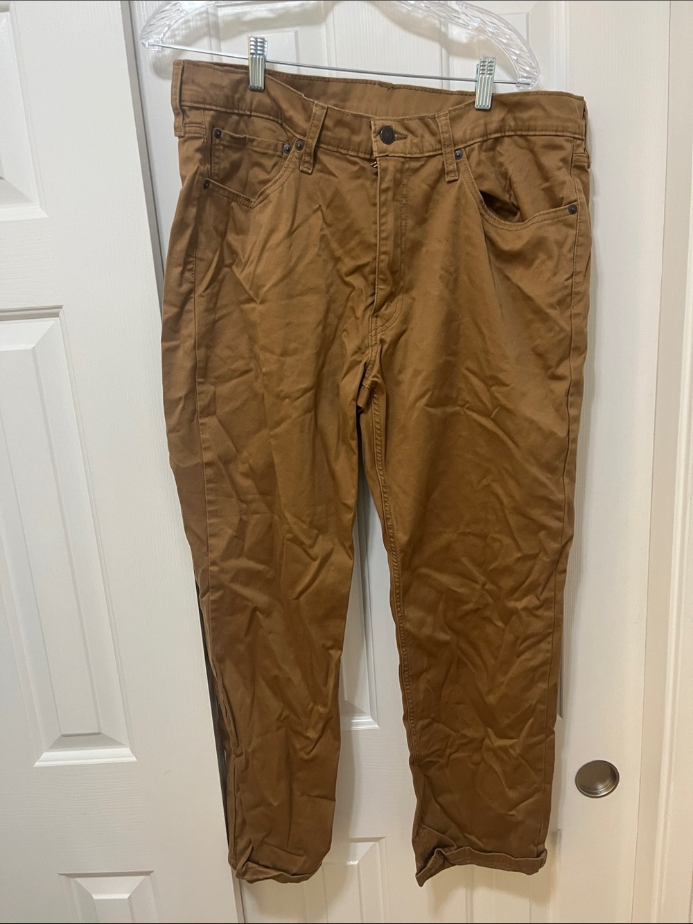 Levi's Men's Tan Brown Chino Pants - Straight Fit